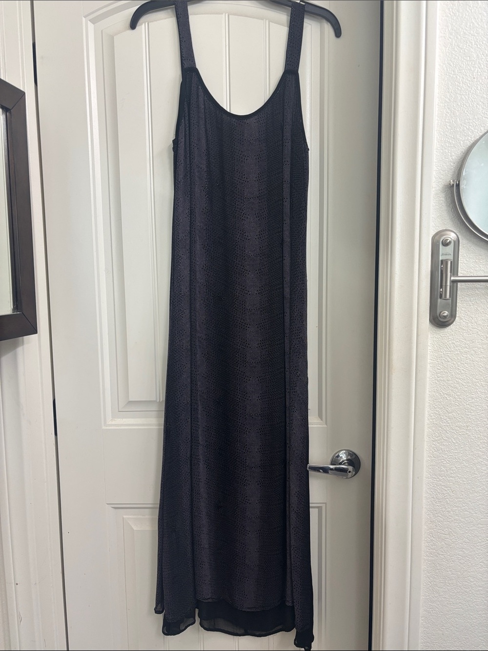 Daniel K Black Scoop Neck Sleeveless Maxi Dress